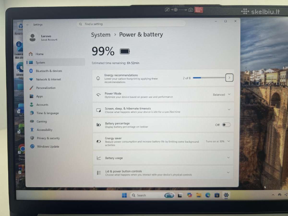 Lenovo ideapad 1 15amn7 - nuotraukos Nr. 3