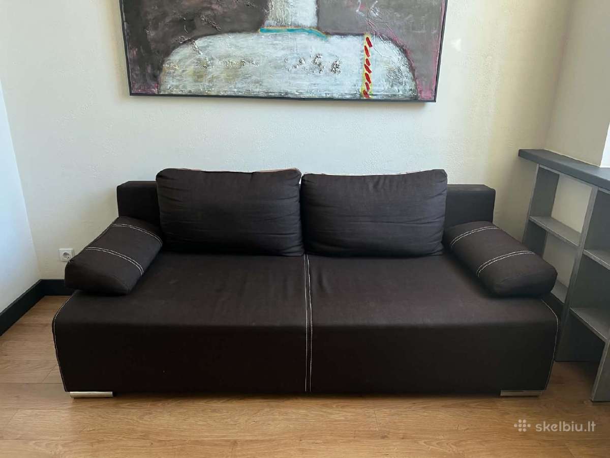 Sofa-lova su patalynės dėže