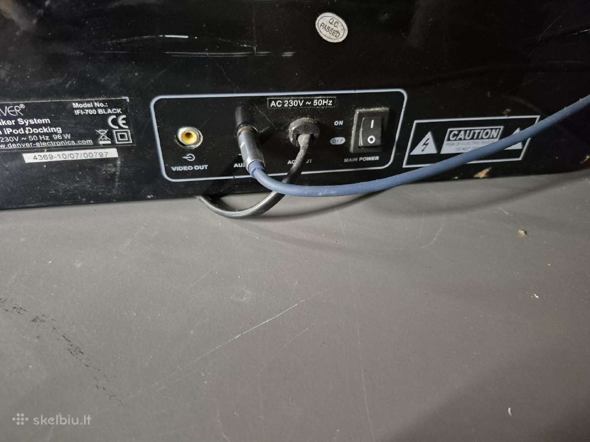 Galinga stalinė kolonėlė Denver Ifi-700 Black (96w - nuotraukos Nr. 4
