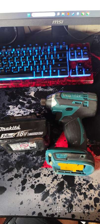 Makita suktukas su baterija - nuotraukos Nr. 2