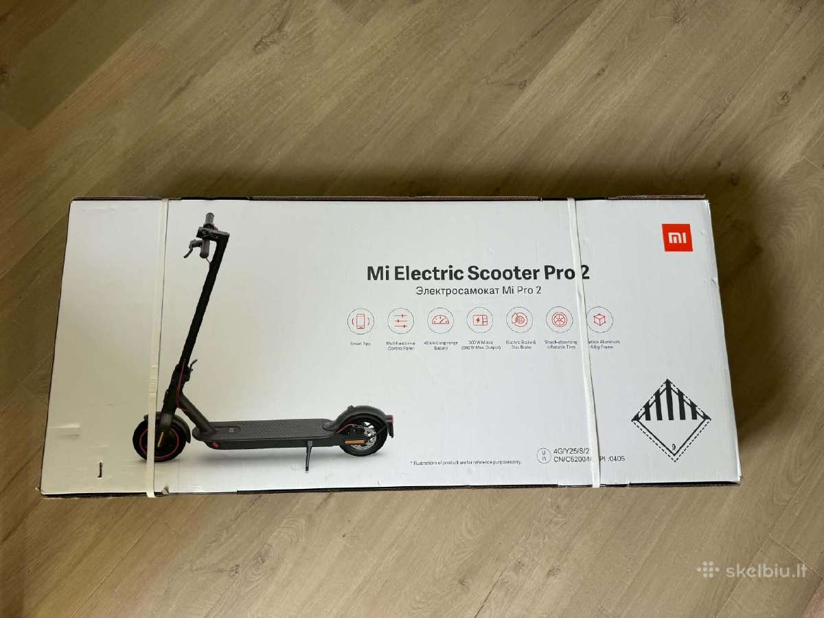 Paspirtukas Xiaomi Electric Scooter Pro 2 + dovana