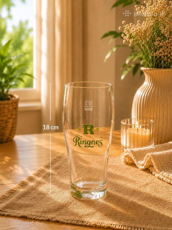 Firminė Norvegijos „ringnes“ alaus taurė