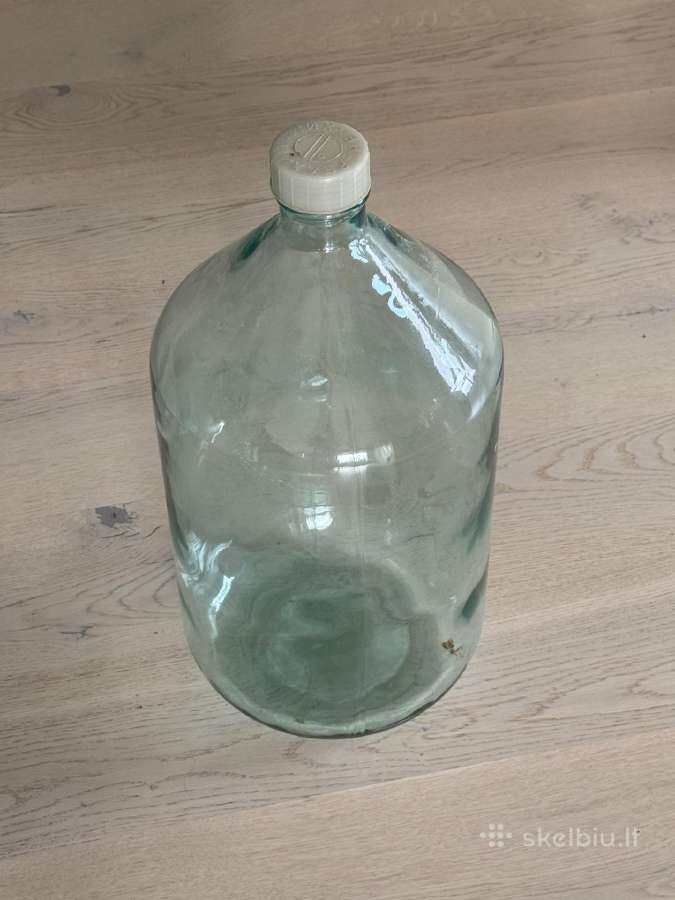 Fermentacijos, vyno butelis 10l