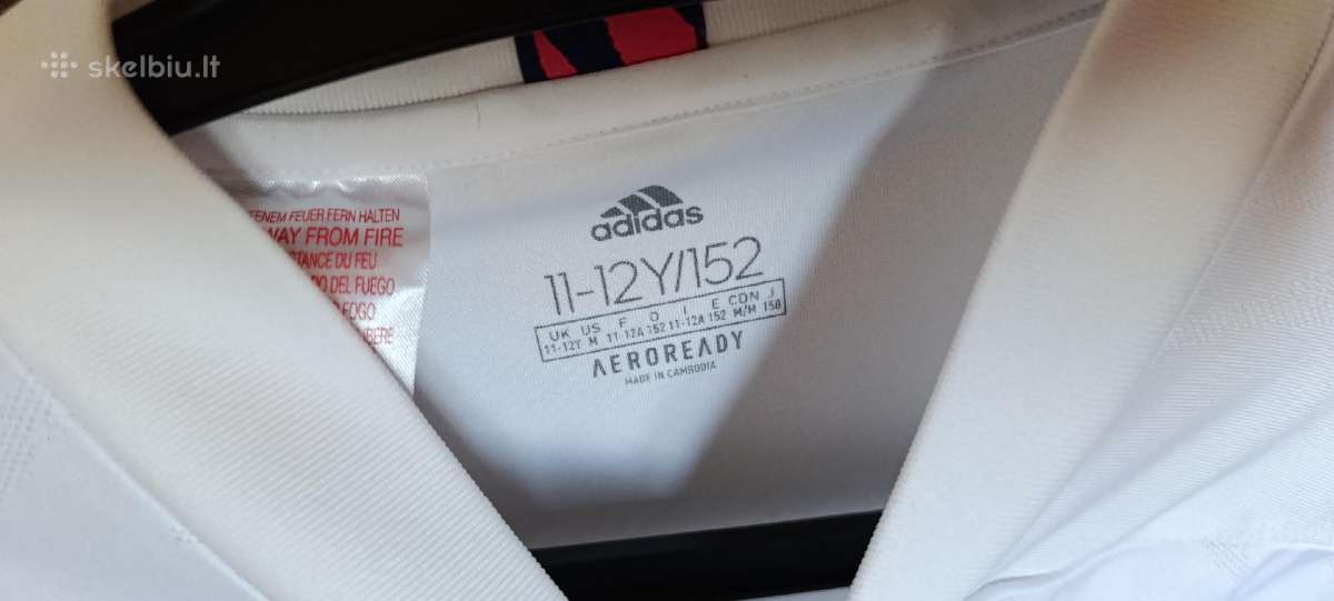 Adidas Real Madrid futbolo marškinėliai 11-12 metų - nuotraukos Nr. 7