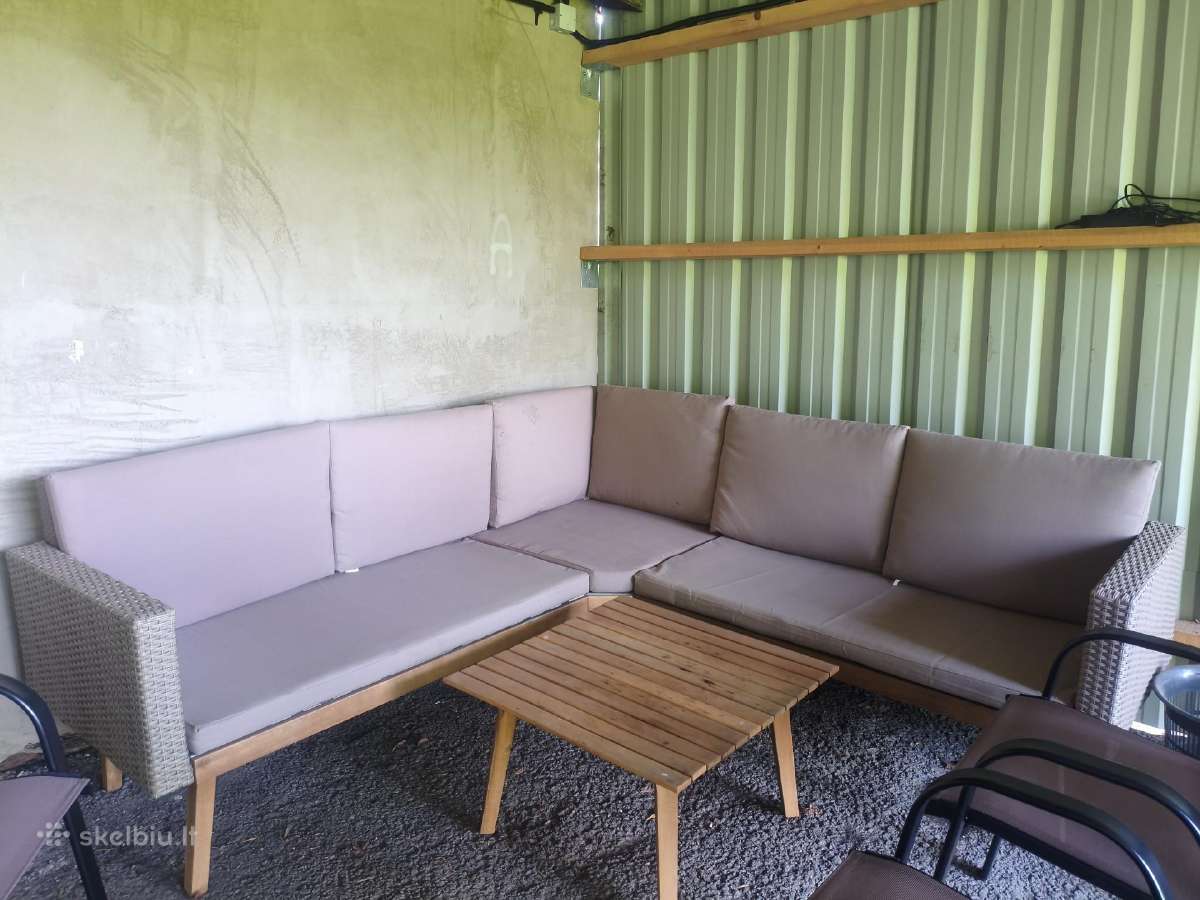 Lauko/terasos baldų komplektas