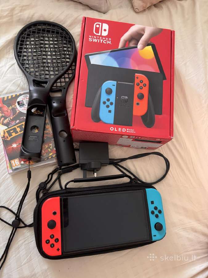 Nintendo Switch Oled zaidimu konsole