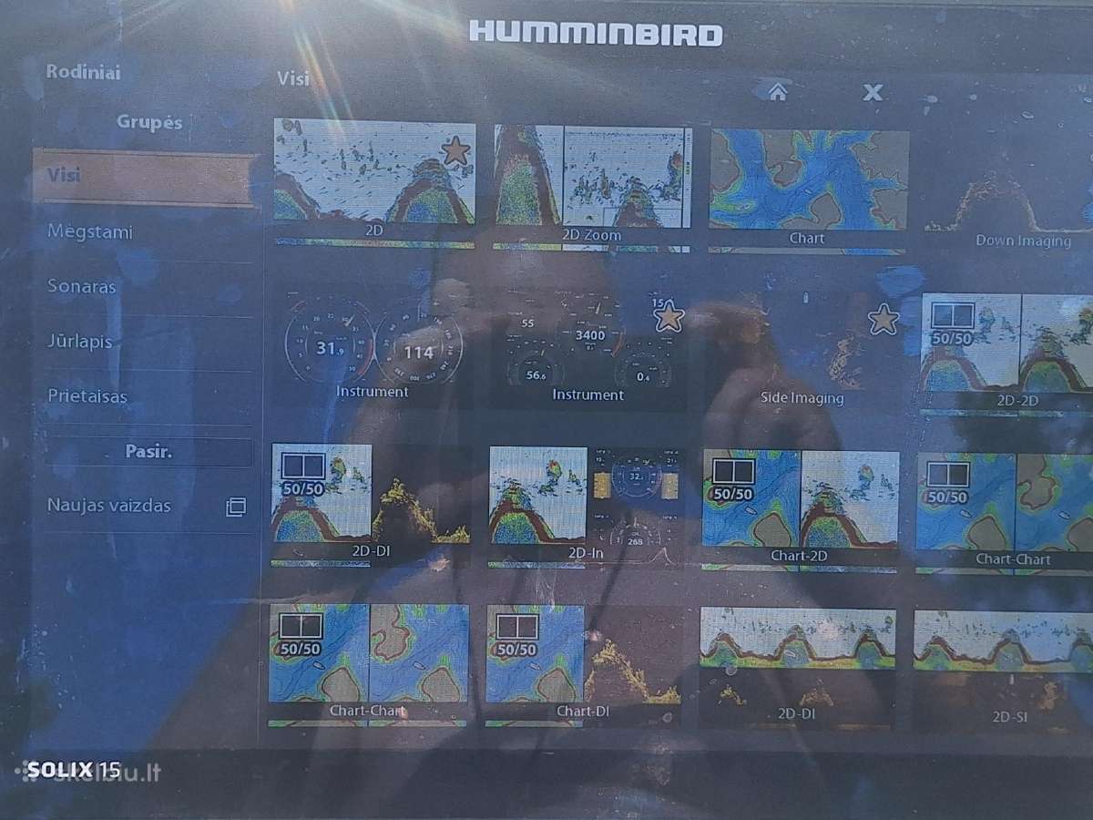 Parduodu eholota Humminbird Solix15 G1 - nuotraukos Nr. 4