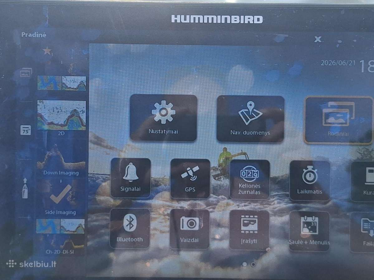 Parduodu eholota Humminbird Solix15 G1 - nuotraukos Nr. 5