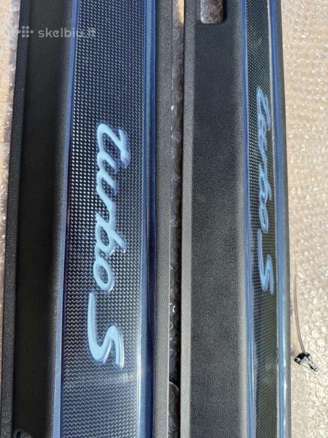 Porsche dūrų slenkstukai šviečiantys 99104480037