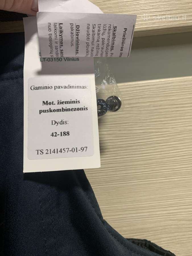 Labai šiltas žieminis puskombinezonis - nuotraukos Nr. 3