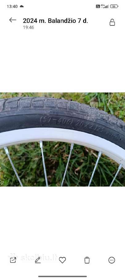 20" vaikiškas dviratis 4kids Blaster - nuotraukos Nr. 3