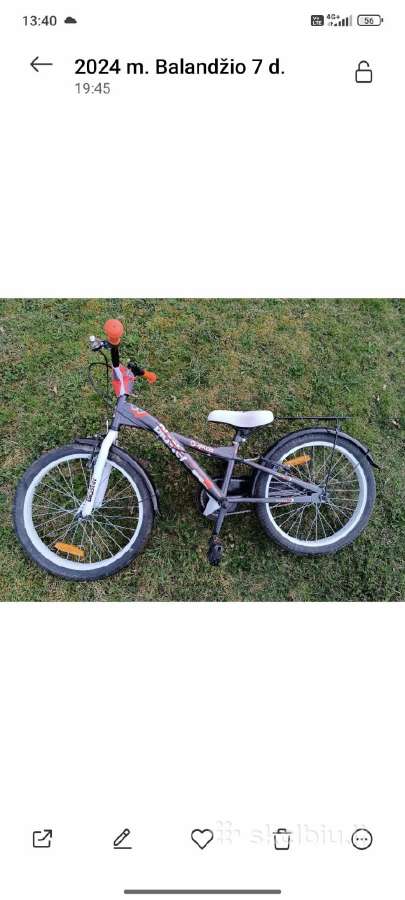 20" vaikiškas dviratis 4kids Blaster - nuotraukos Nr. 4
