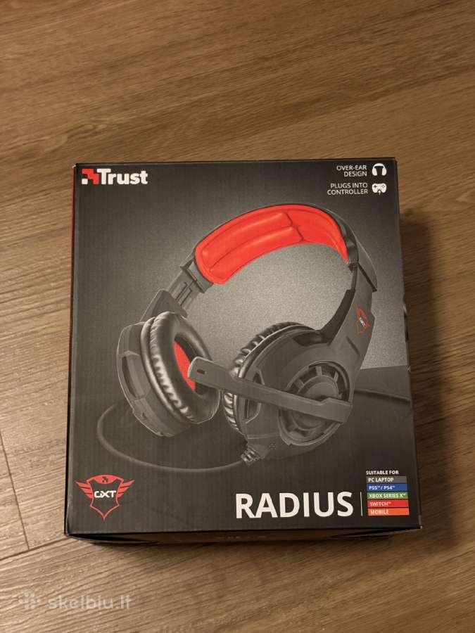 Žaidimų ausinės su laidu