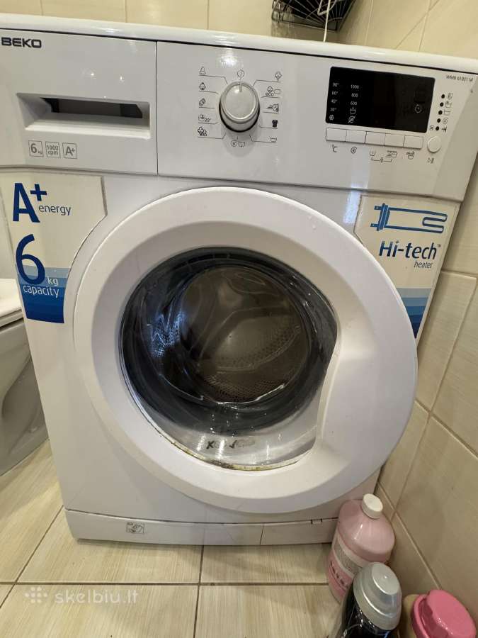 Parduodu naudotą Beko skalbimo mašiną.