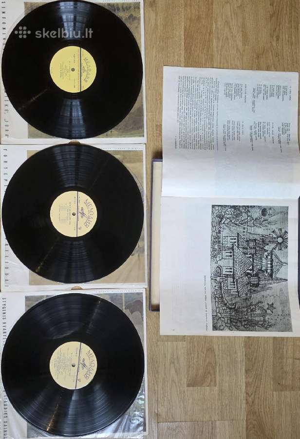 Parduodu M. K. Čiurlionio kūrinių 3 vinilus - nuotraukos Nr. 2