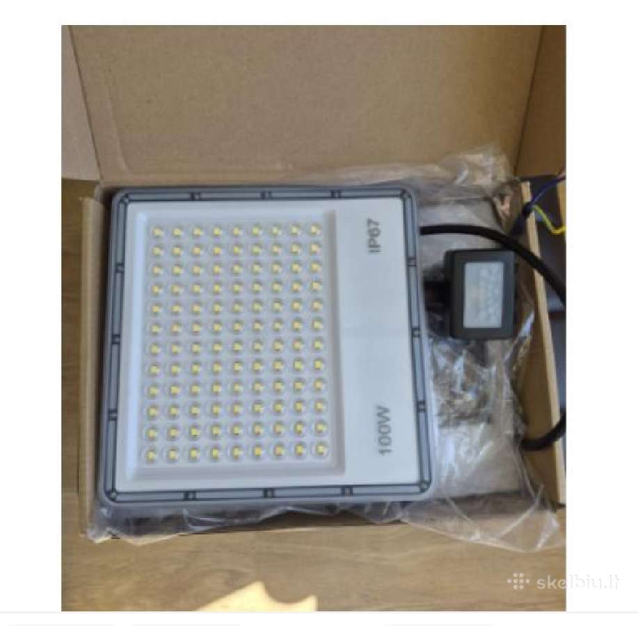 100w LED lauko prožektorius su judesio davikliu
