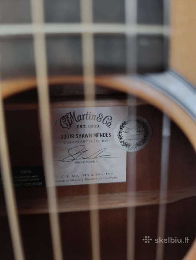 Martin, elektro akustinė gitara. - nuotraukos Nr. 2