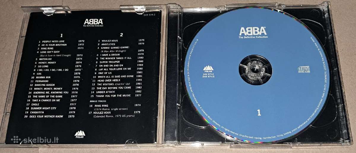Abba – The Definitive Collection (Audio CD) - nuotraukos Nr. 3