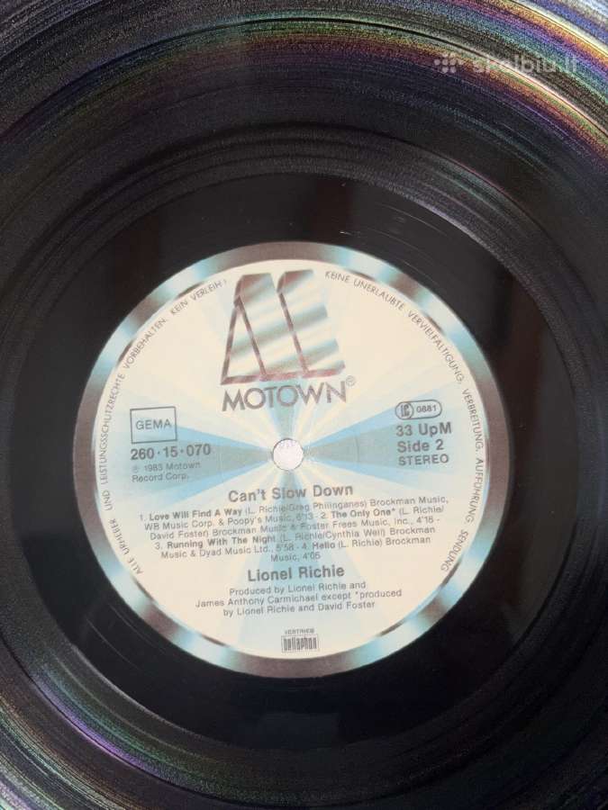 Lionel Richie Cant Slow down - nuotraukos Nr. 9