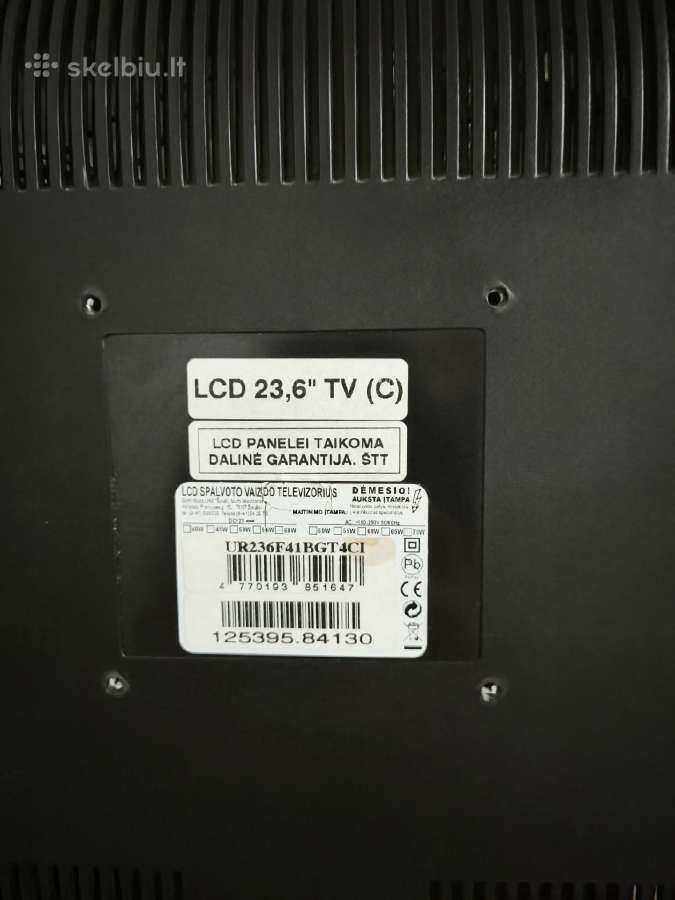 Televizorius Tauras LCD 23,6 (ur236f41bgt4ci)