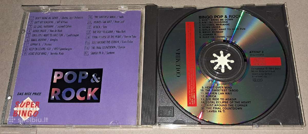 Bingo Pop & Rock (Audio CD) - nuotraukos Nr. 3