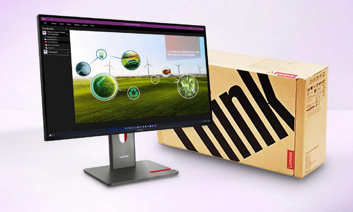 Naujas Lenovo Thinkvision P27q-40 monitorius - nuotraukos Nr. 2