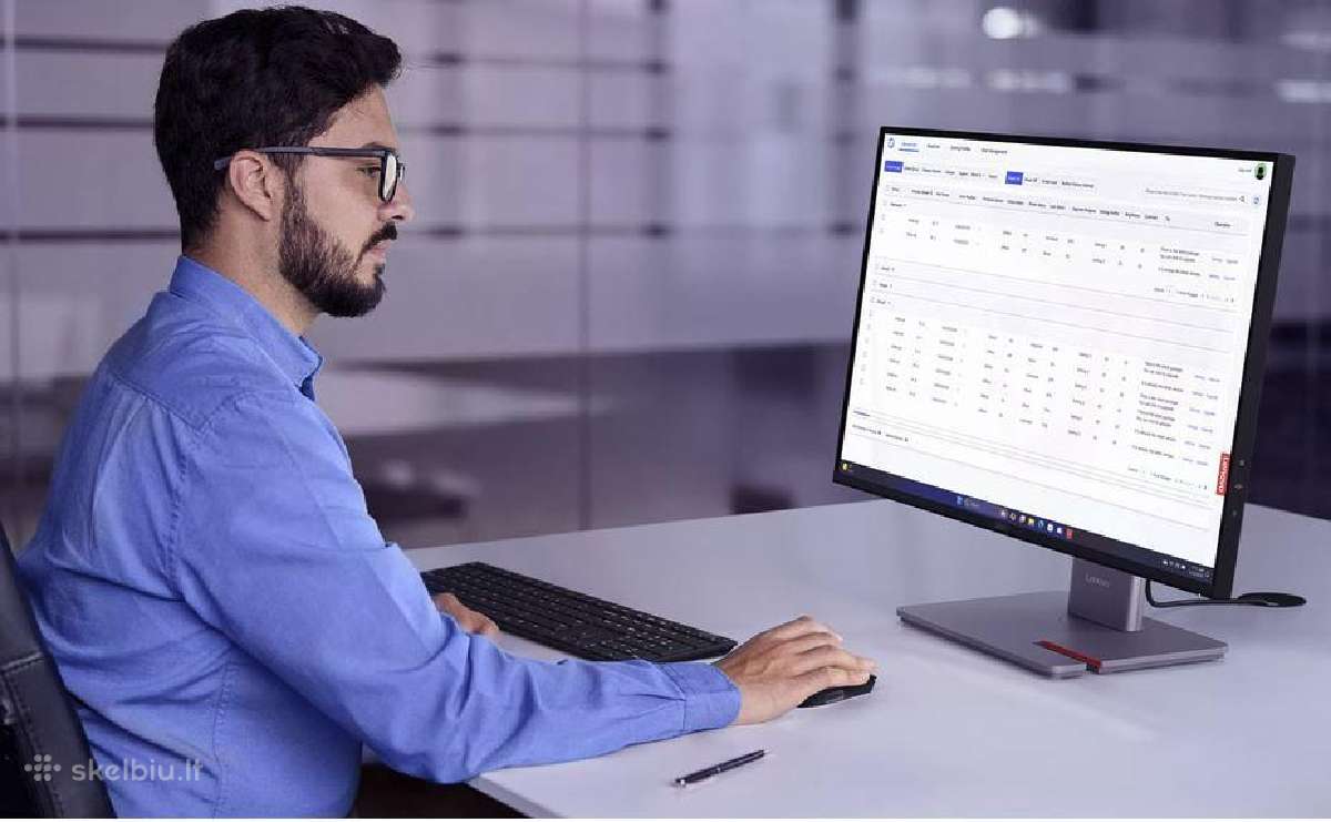 Naujas Lenovo Thinkvision P27q-40 monitorius - nuotraukos Nr. 3