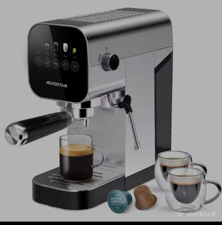 Aigostar Barista – Ekspreso ir kapsulinis kavos