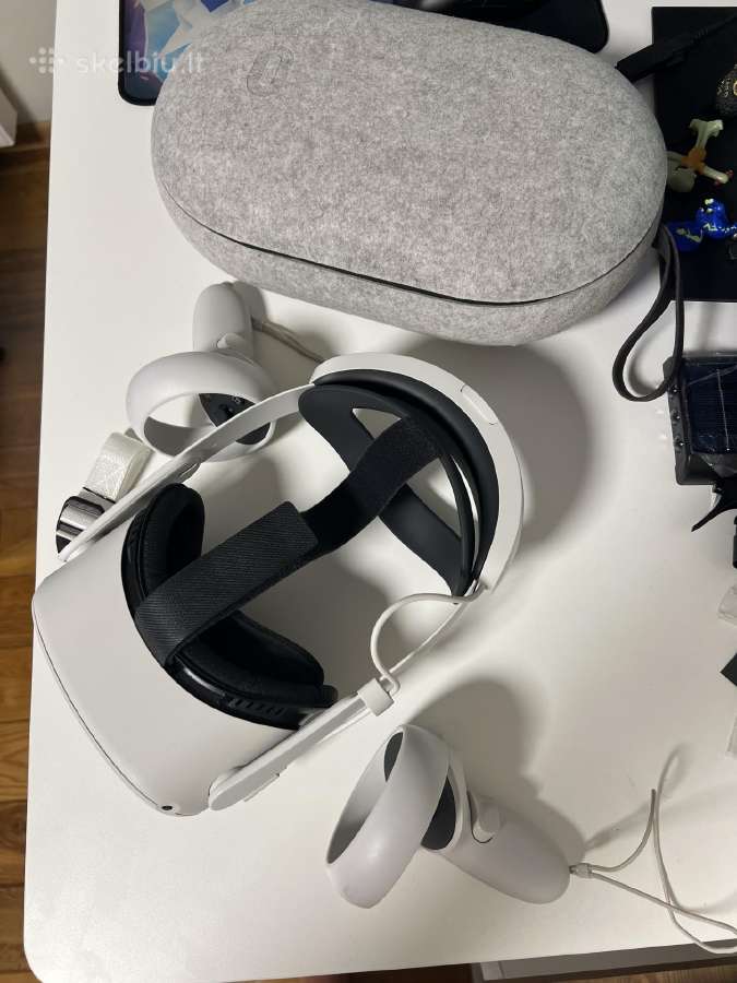 Oculus Quest 2 256gb + Elite Battery Strap + Case - nuotraukos Nr. 5