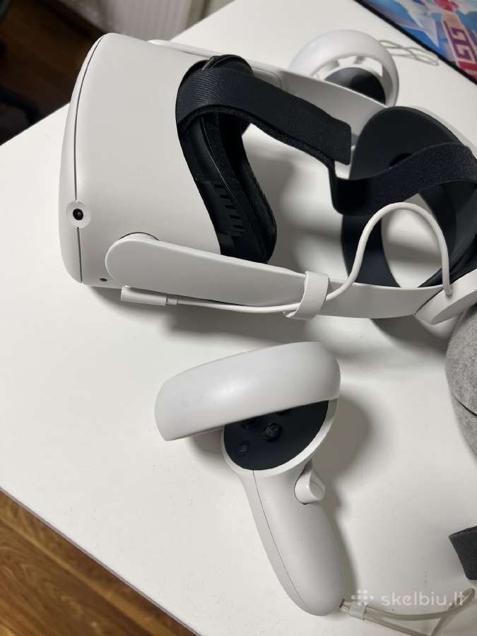Oculus Quest 2 256gb + Elite Battery Strap + Case - nuotraukos Nr. 6