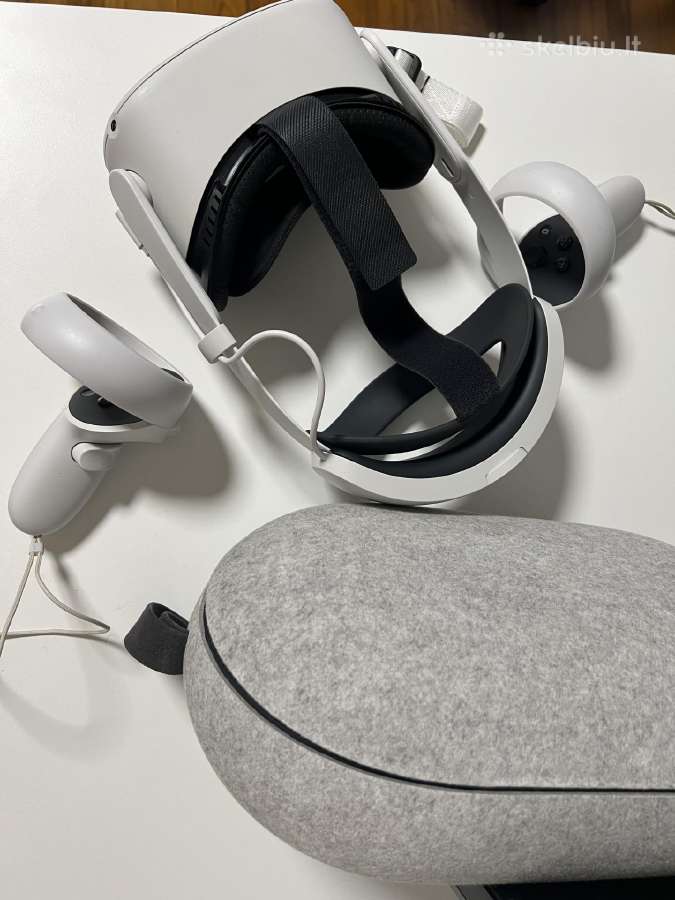 Oculus Quest 2 256gb + Elite Battery Strap + Case - nuotraukos Nr. 7