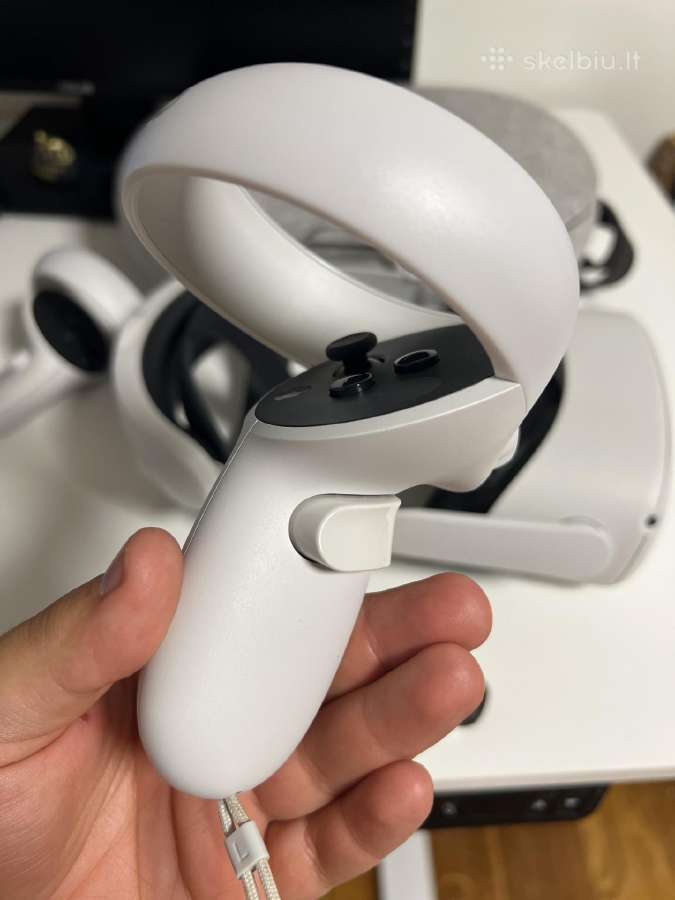 Oculus Quest 2 256gb + Elite Battery Strap + Case - nuotraukos Nr. 10