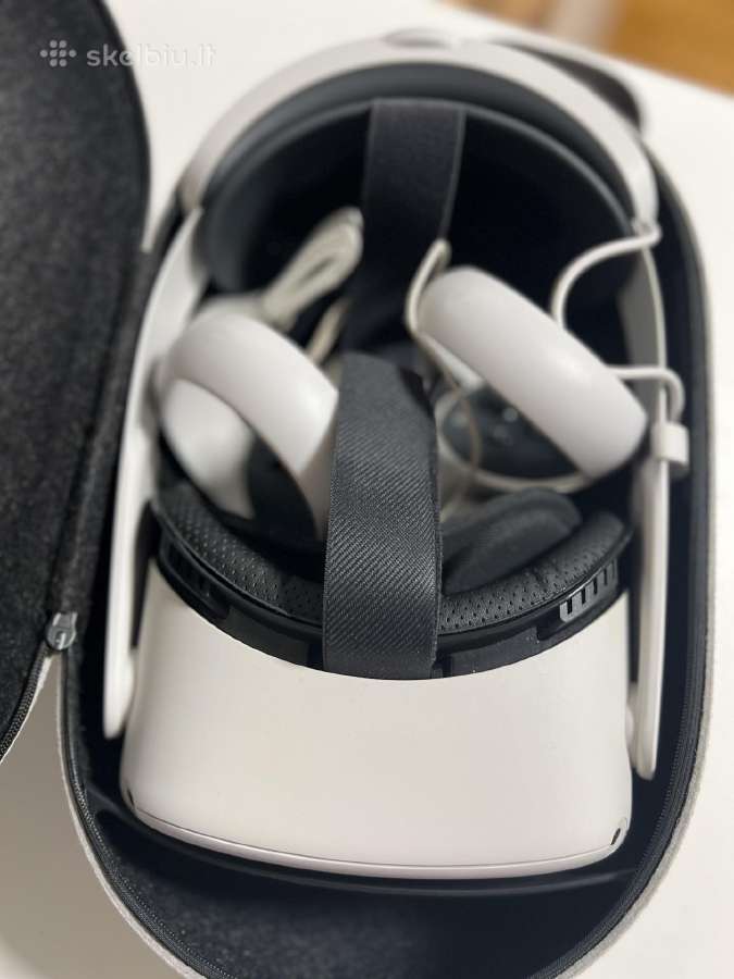 Oculus Quest 2 256gb + Elite Battery Strap + Case - nuotraukos Nr. 2