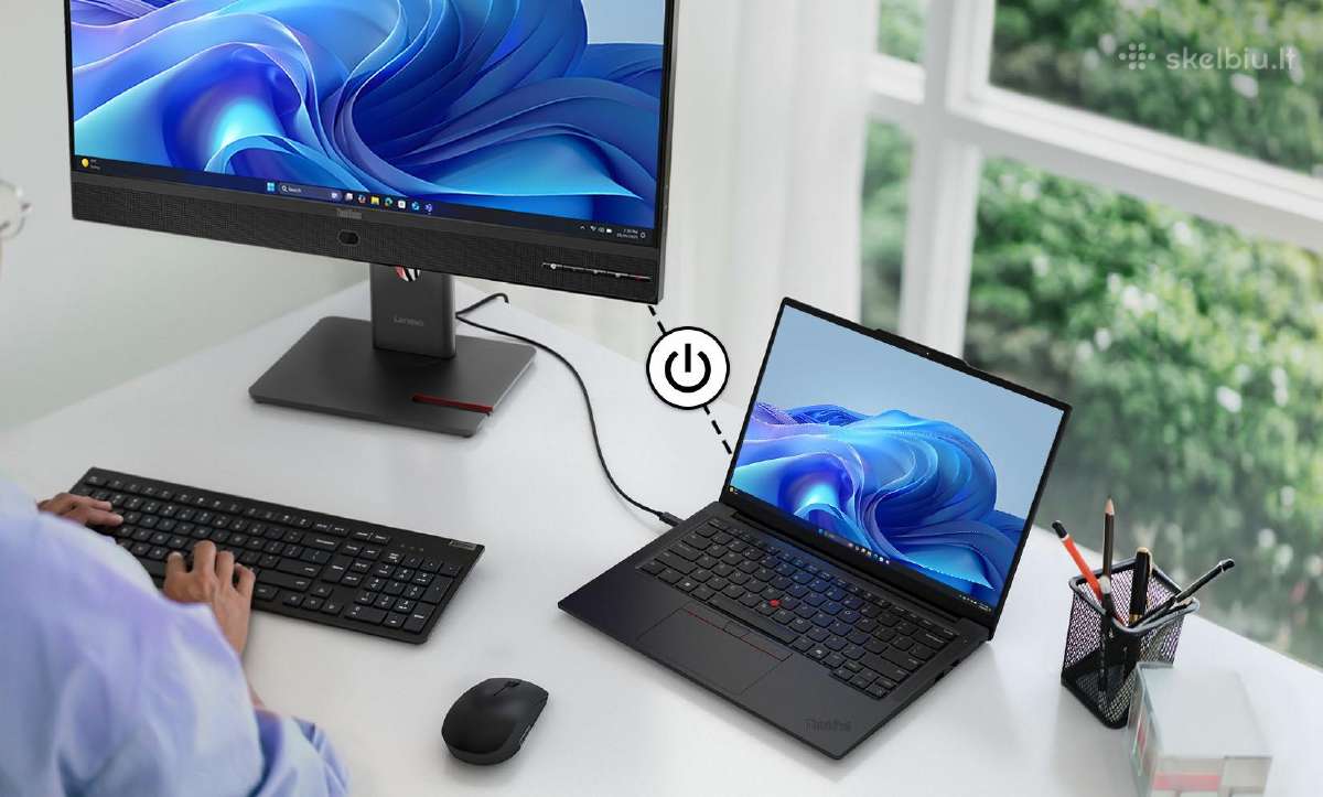 Naujas Lenovo Thinkvision T27qd-4v monitorius - nuotraukos Nr. 2