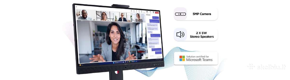 Naujas Lenovo Thinkvision T27qd-4v monitorius - nuotraukos Nr. 4