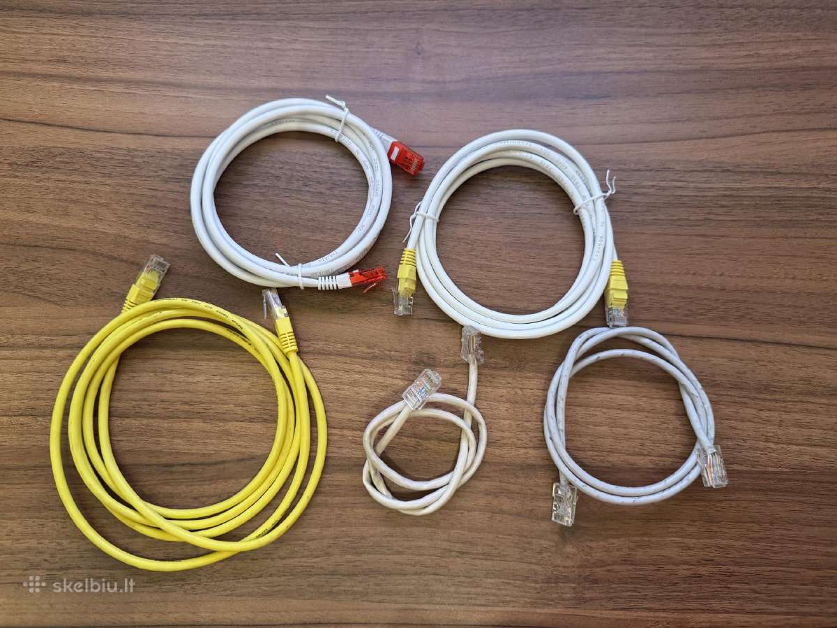 Rj45 ethernet kabeliai