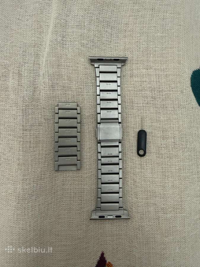 Plieninė apyrankė Apple watch