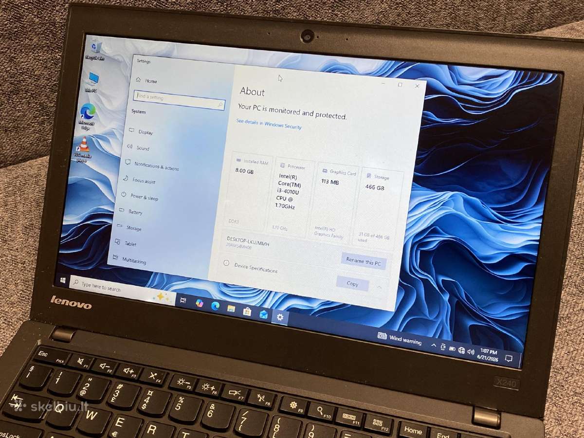 Lenovo x240 - nuotraukos Nr. 5
