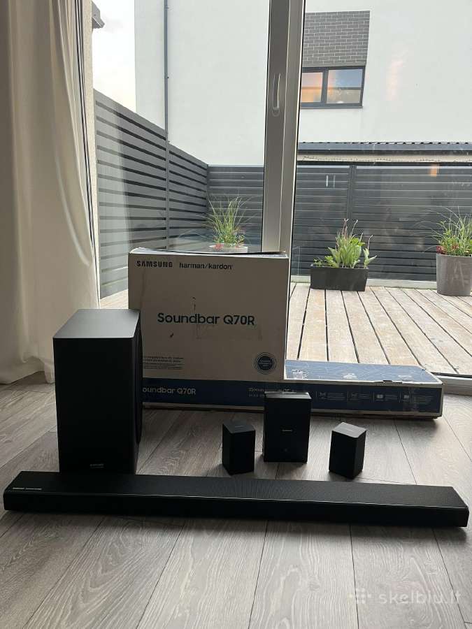 Samsung Hw-q70r 3.1.2 Atmos + galinės kolonėlės