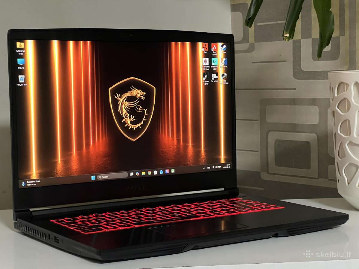 Parduodamas Msi Gf63 su Rtx 3050, I5-11k, 144hz. - nuotraukos Nr. 2