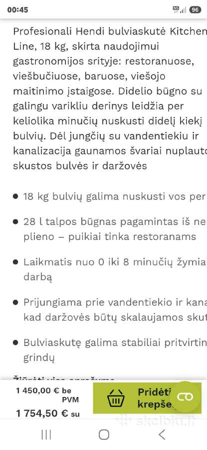 Parduodama profesionali bulviaskutė. - nuotraukos Nr. 12