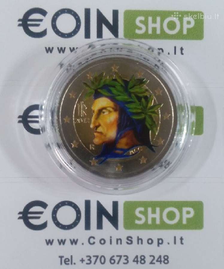 Spalvotos euro monetos - nuotraukos Nr. 4