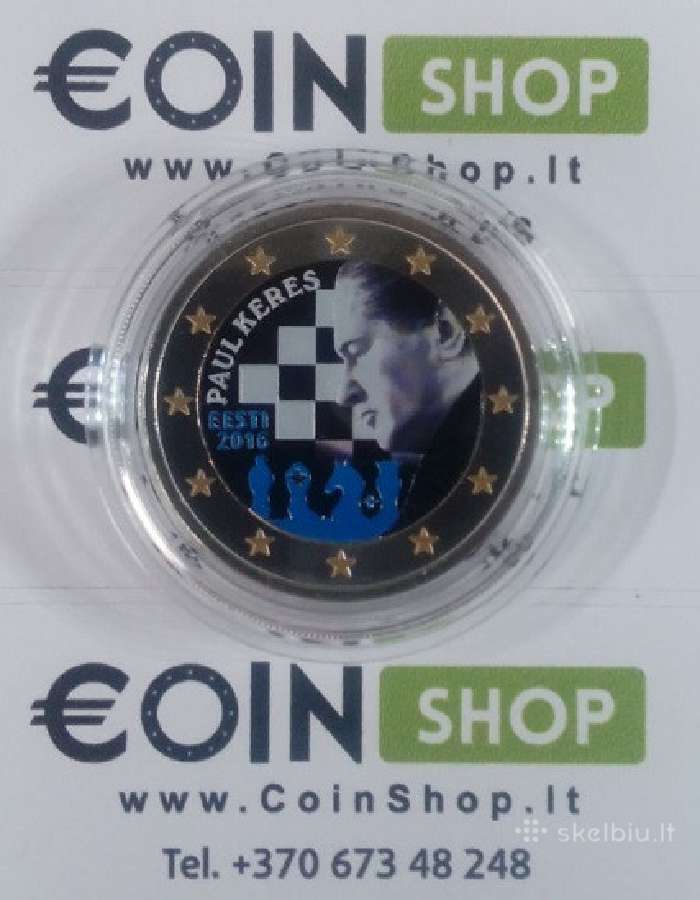 Spalvotos euro monetos - nuotraukos Nr. 10