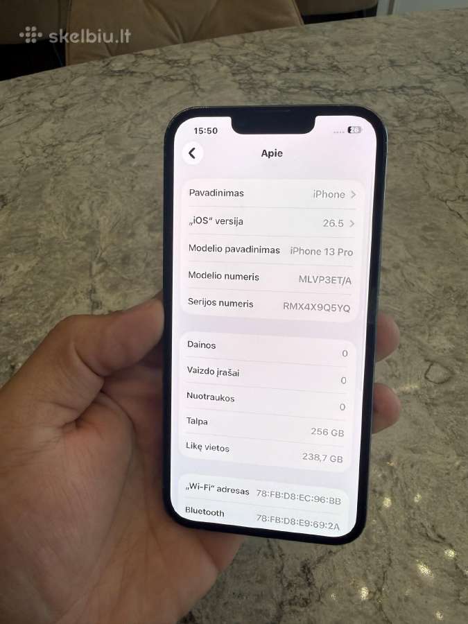 iPhone 13 pro, 256gb - nuotraukos Nr. 4