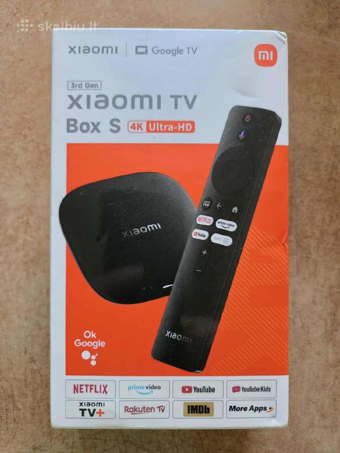 Parduodu nauja Xiaomi TV Box S (3rd Gen)