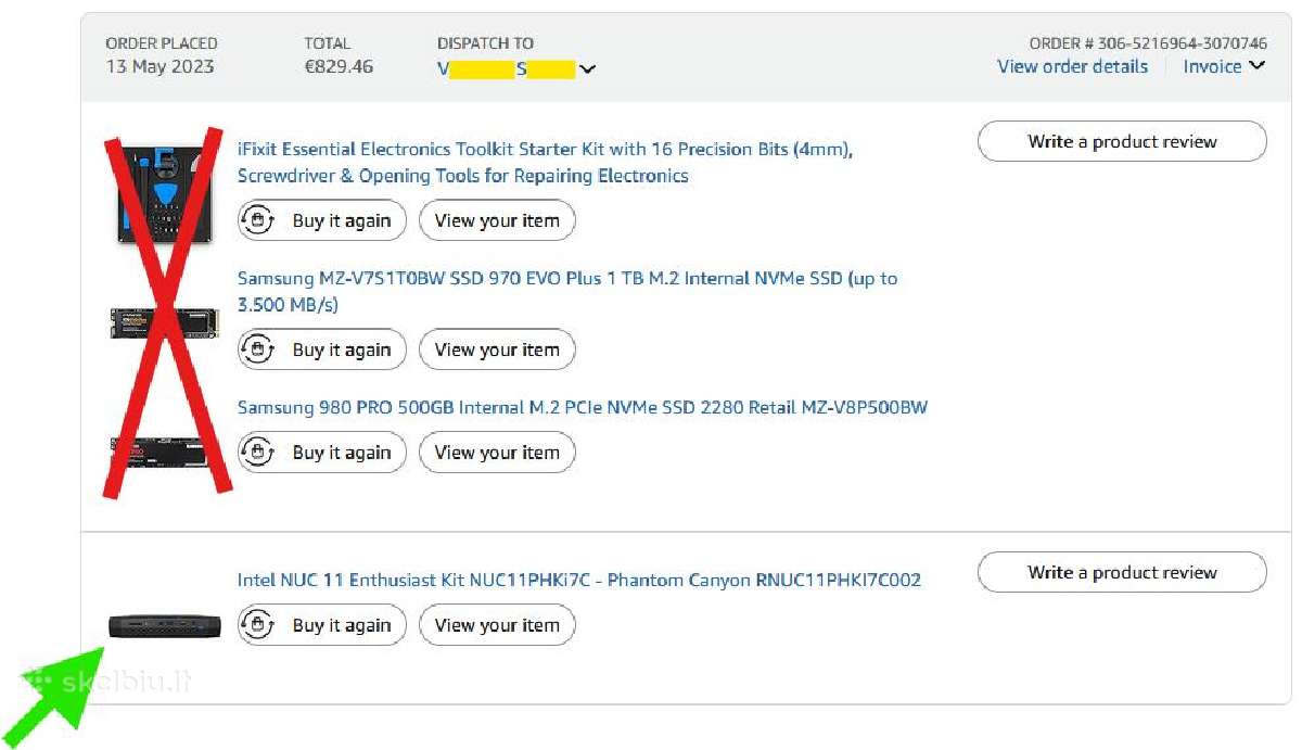 Intel Nuc 11 enthusiast versija su Rtx2060 - nuotraukos Nr. 4