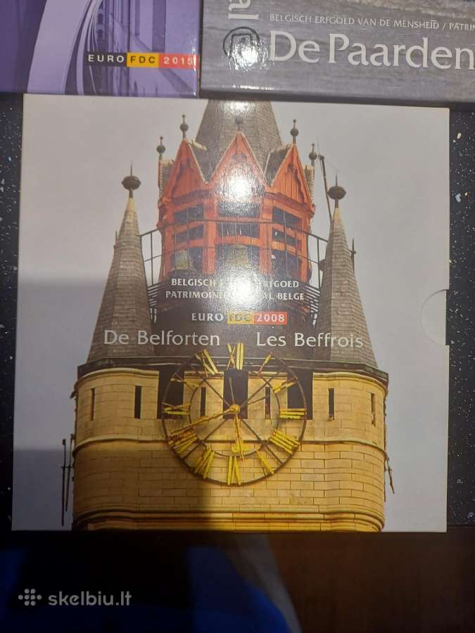 Belgija 7 Fdc rinkiniai, euro monetos - nuotraukos Nr. 4