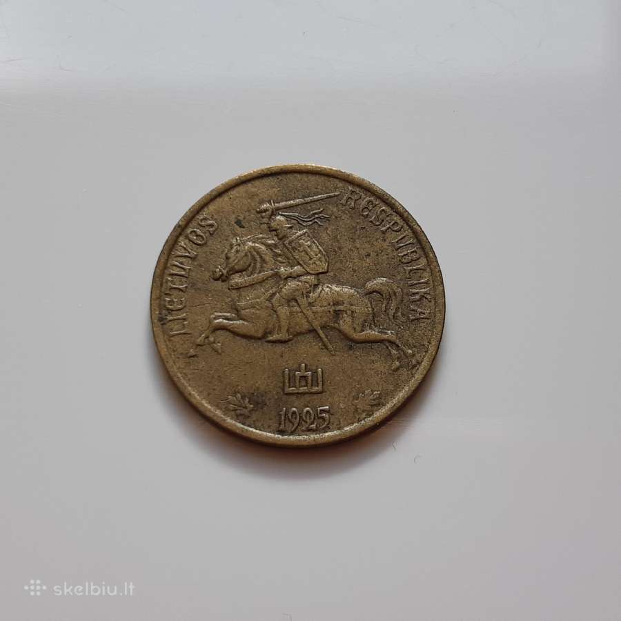 Lietuva 5 centai 1925 - nuotraukos Nr. 2