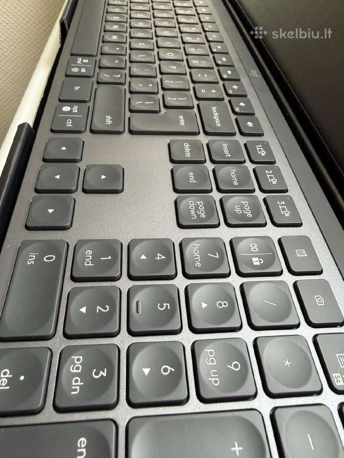 Logitech Mx Keys belaidė pilno dydžio klaviatūra
