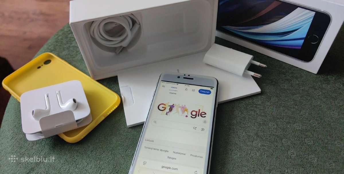 Apple iPhone Se (2020) 128gb komplkt dezuteje - nuotraukos Nr. 4